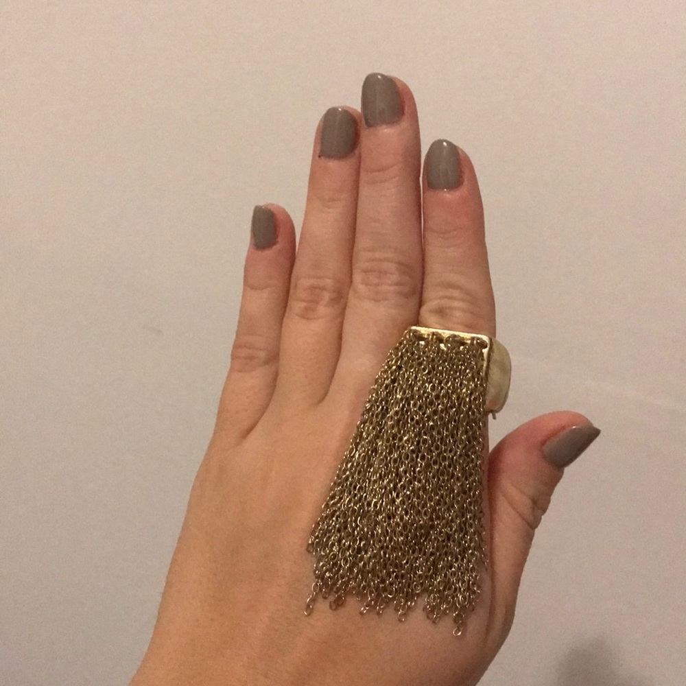 Golden Statement Ring! - Picture 2 of 3